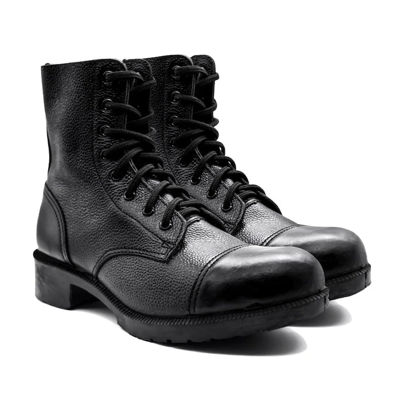 Ace Parade Boots 1298 (No Steel Toe) - Black - Image 3