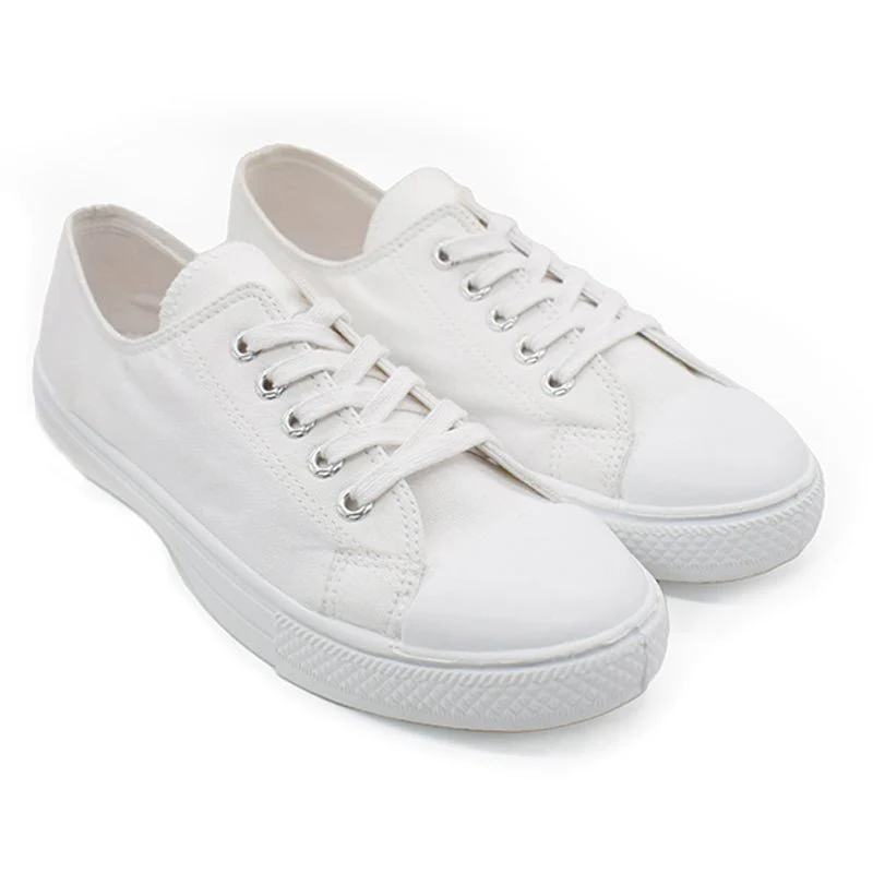 Amka Canvas Shoes - White - Image 3