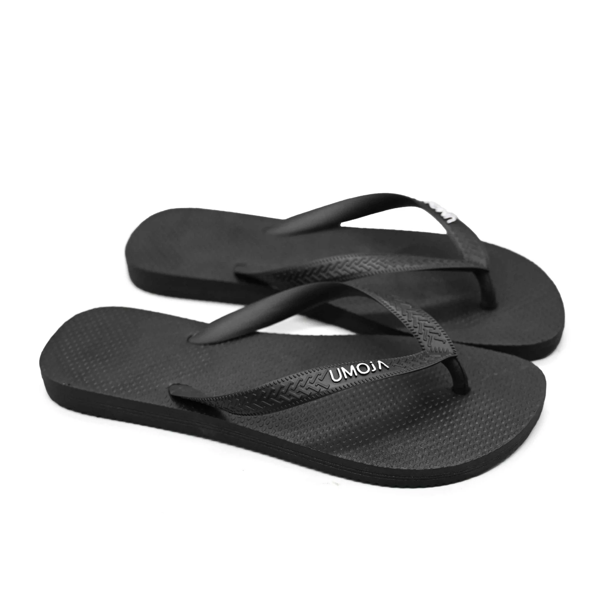 Brazil – Unisex Flip-Flops - Black - Image 3