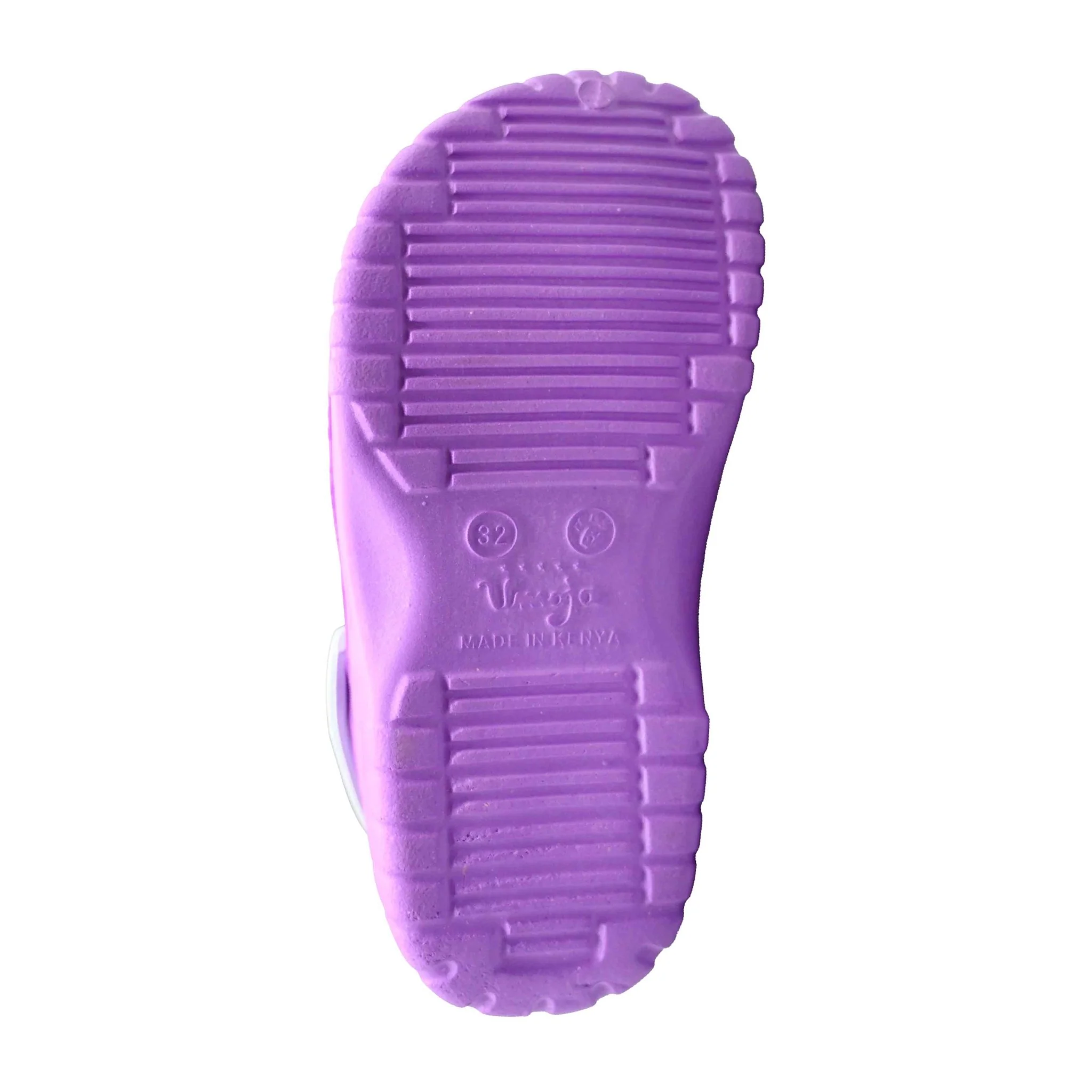 Hippies Purple Donut – Kids’ Clogs - Image 4