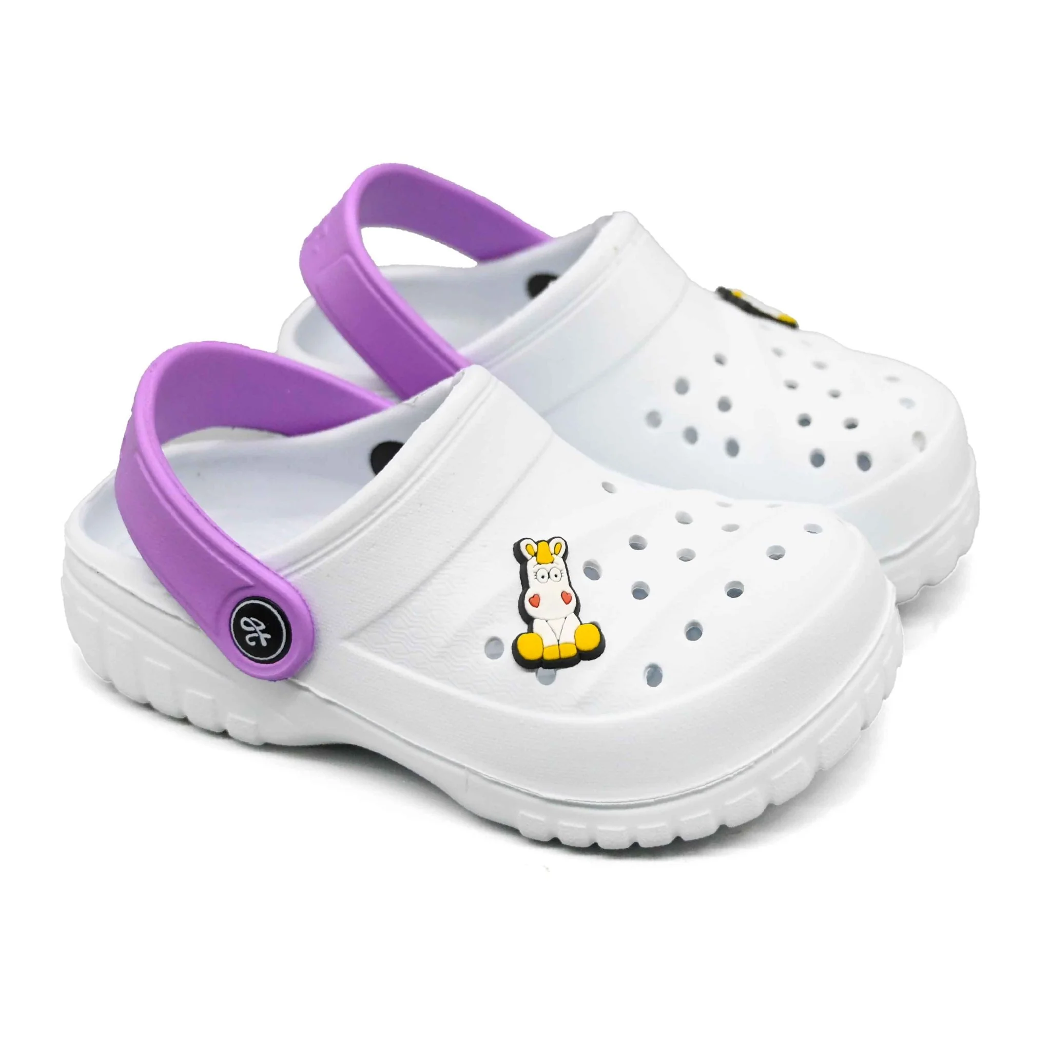 Hippies White Rabbit – Kids’ Clogs - Image 3