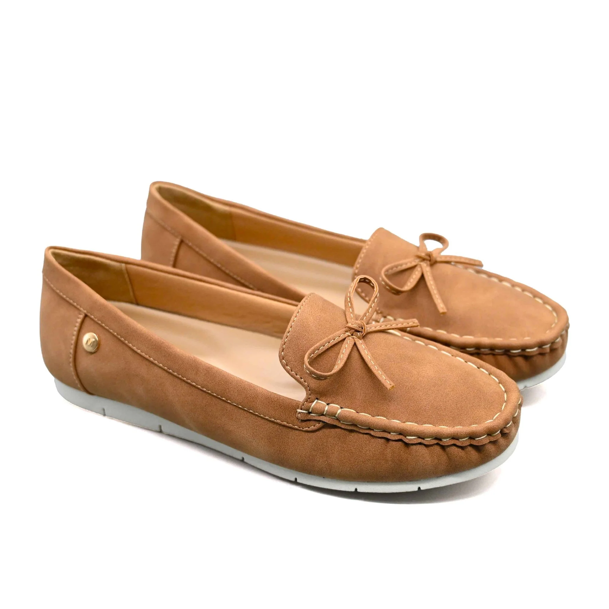 Moxxa Athena Ladies’ Loafers - Brown - Image 3
