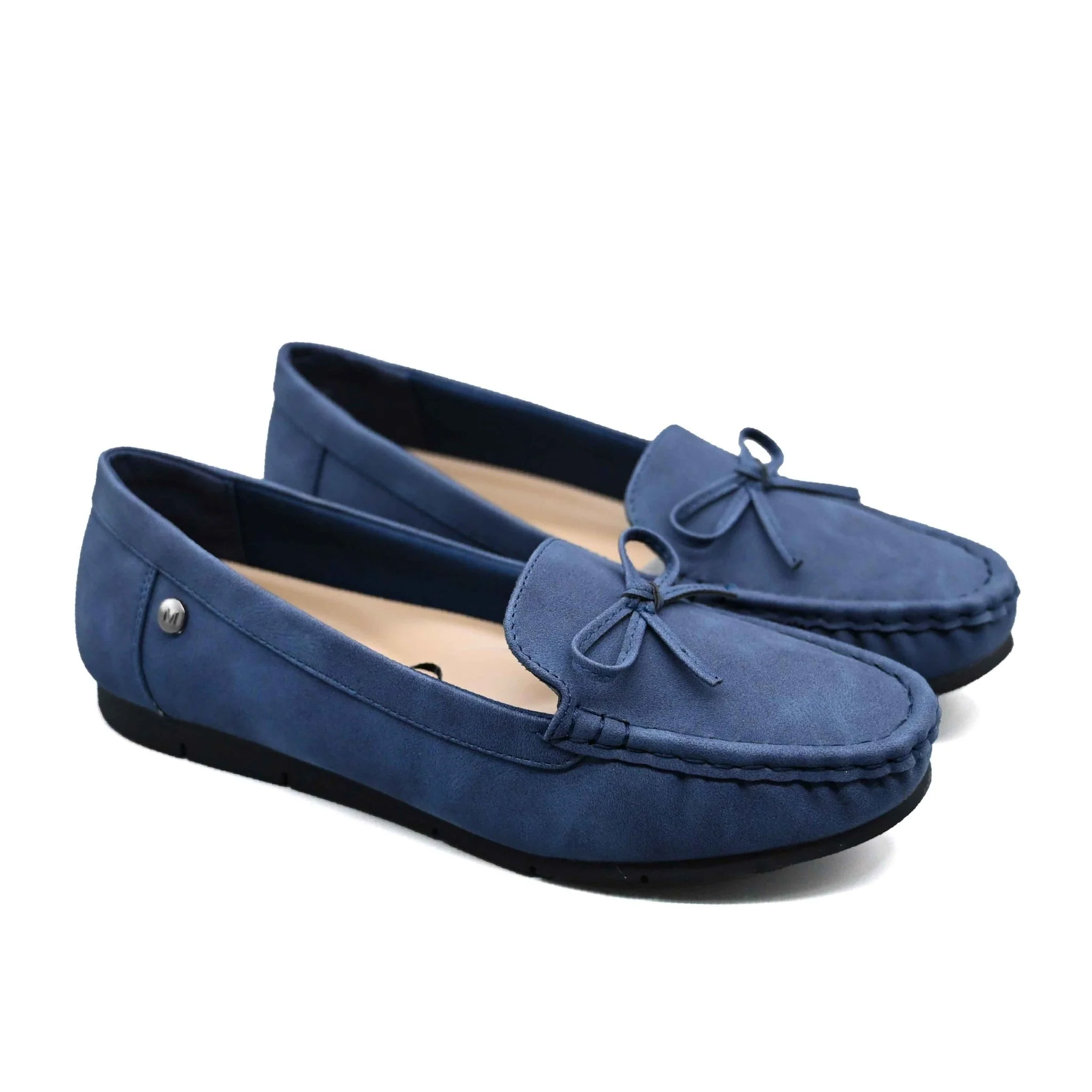 Moxxa Athena Ladies’ Loafers - Navy - Image 3