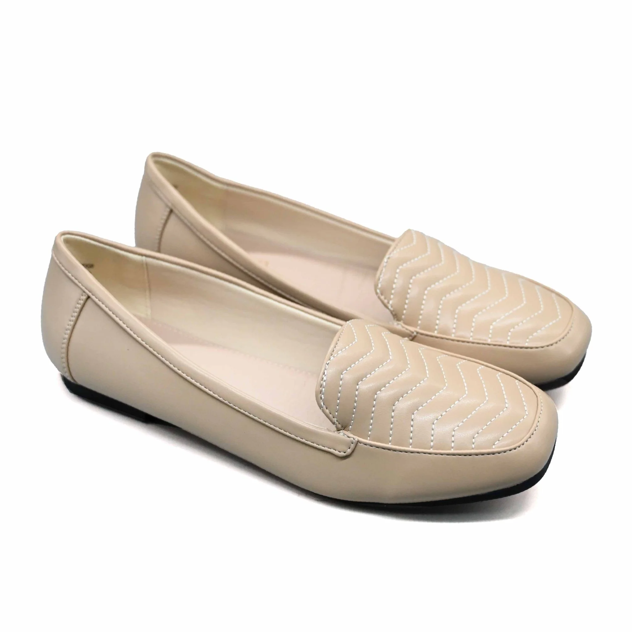 Moxxa Octavia Ladies’ Loafers - Beige - Image 3