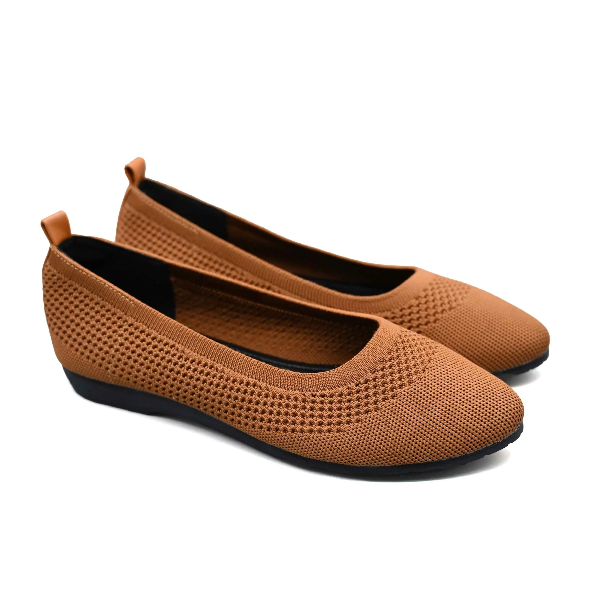 Moxxa Patty Ladies’ Flats - Dark Brown - Image 3