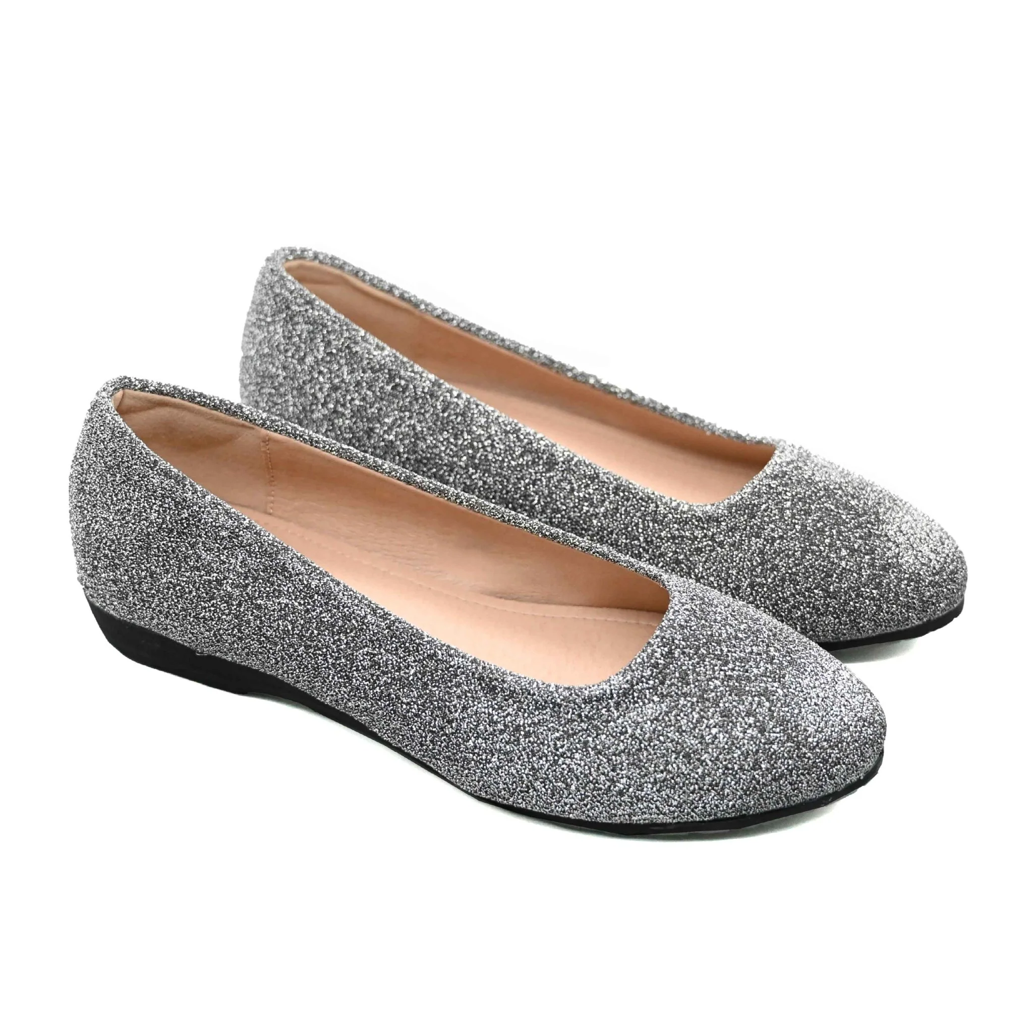 Moxxa Penny Ladies’ Flats - Silver - Image 3