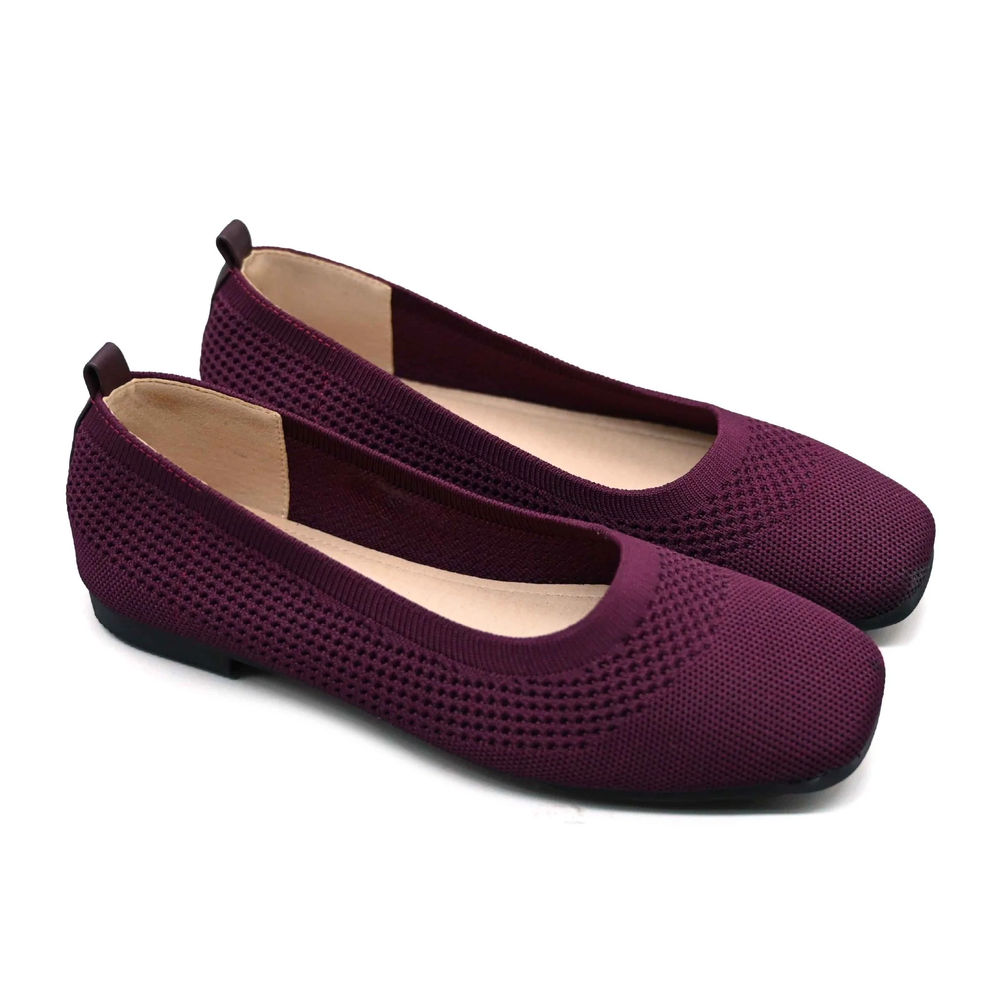 Moxxa Phoebe Ladies’ Flats - Maroon - Image 3