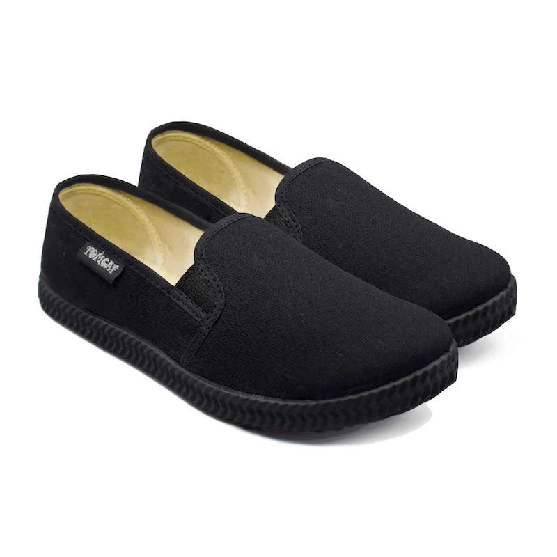 Tomcat Slip On Canvas Shoes - Black (29-36) - Image 3