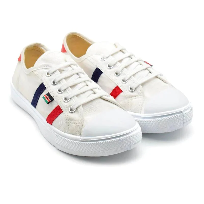 Universe Canvas Shoes - White (29-36) - Image 3