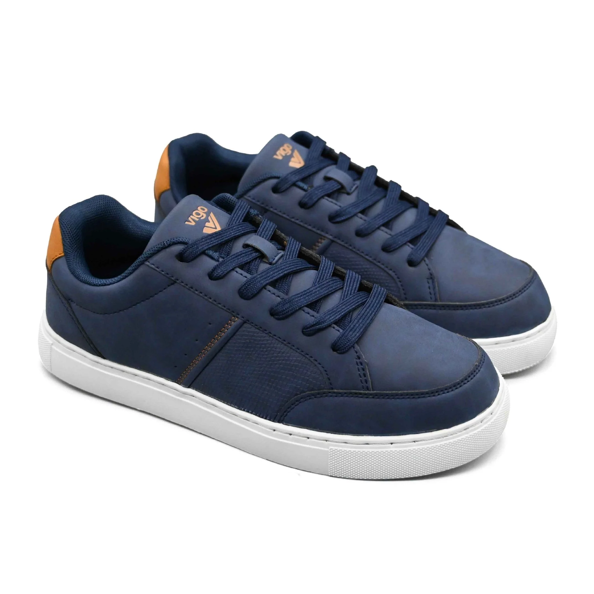 Vigo Adam Men’s Sneakers - Navy Blue - Image 3