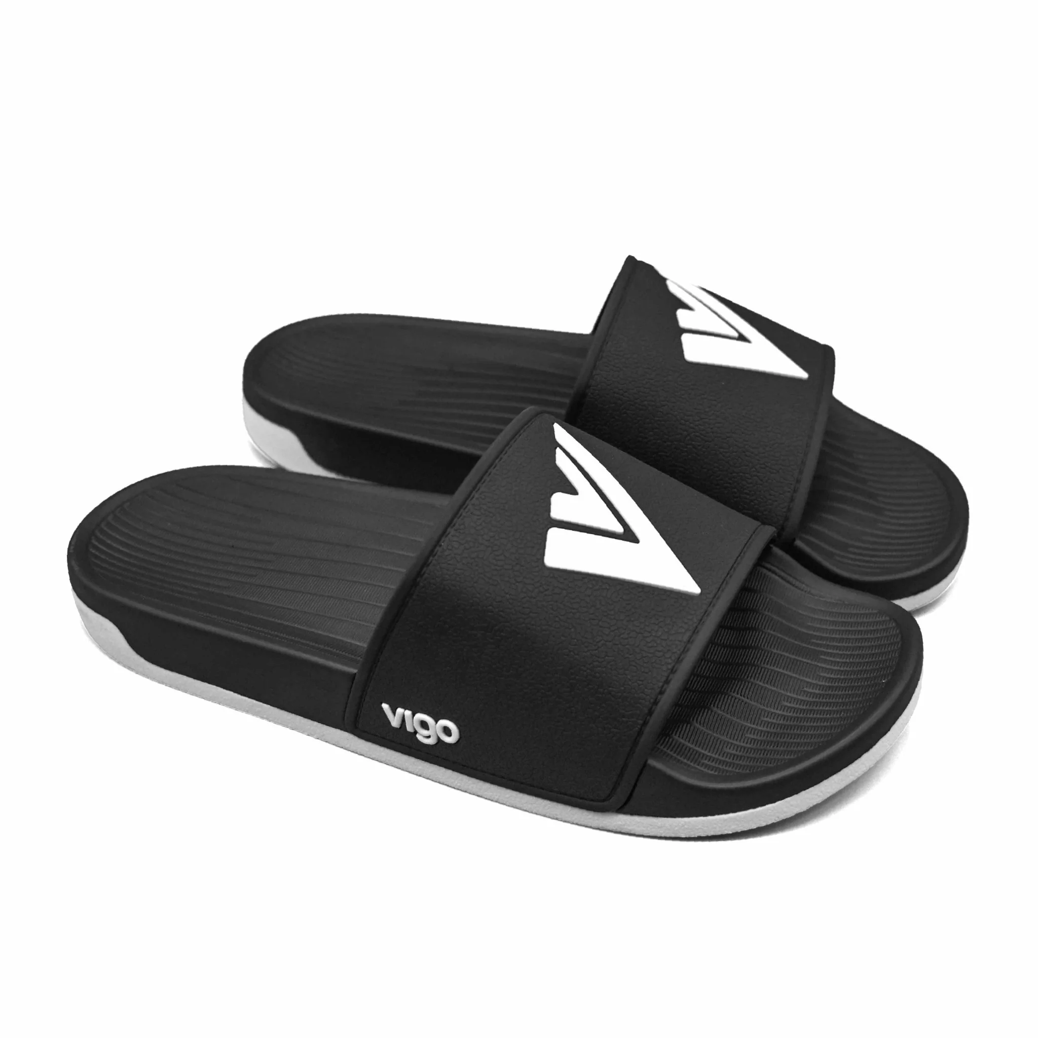 Vigo Malek Men’s Slide Sandals - Black - Image 3