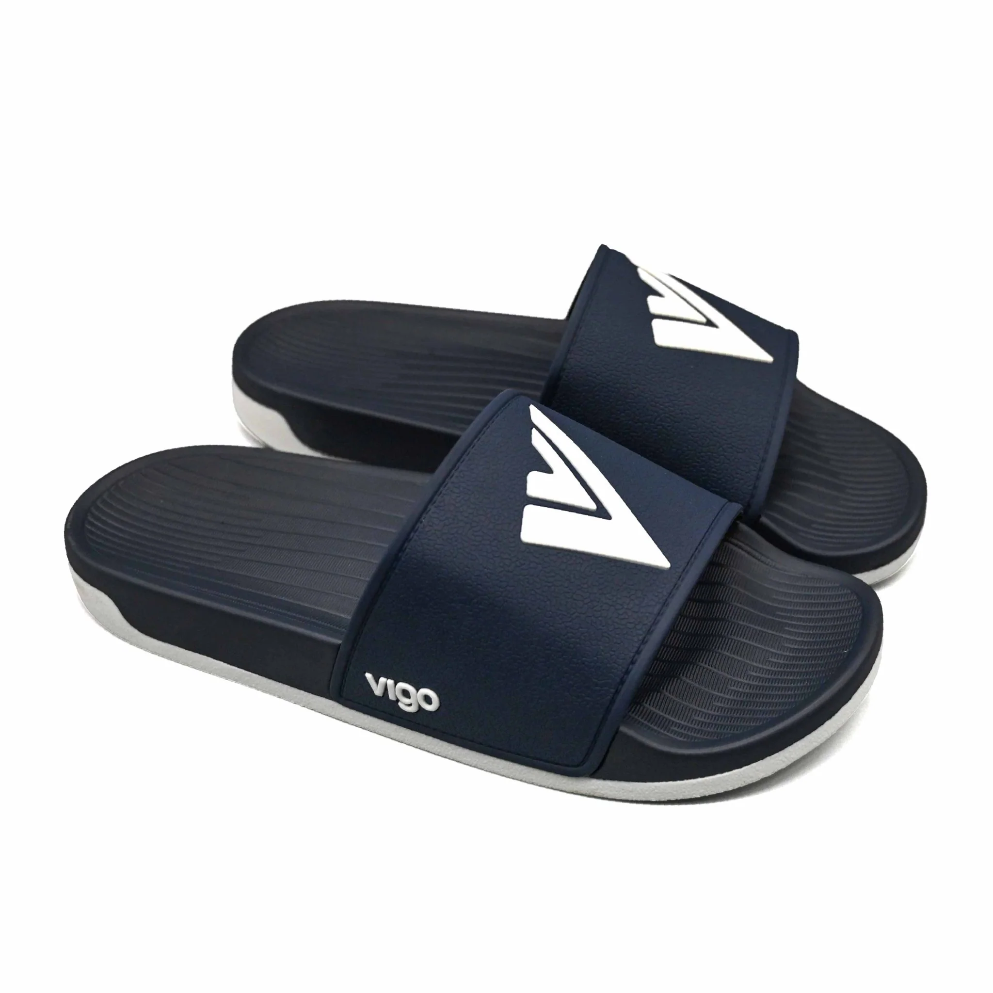 Vigo Malek Men’s Slide Sandals - Navy - Image 3