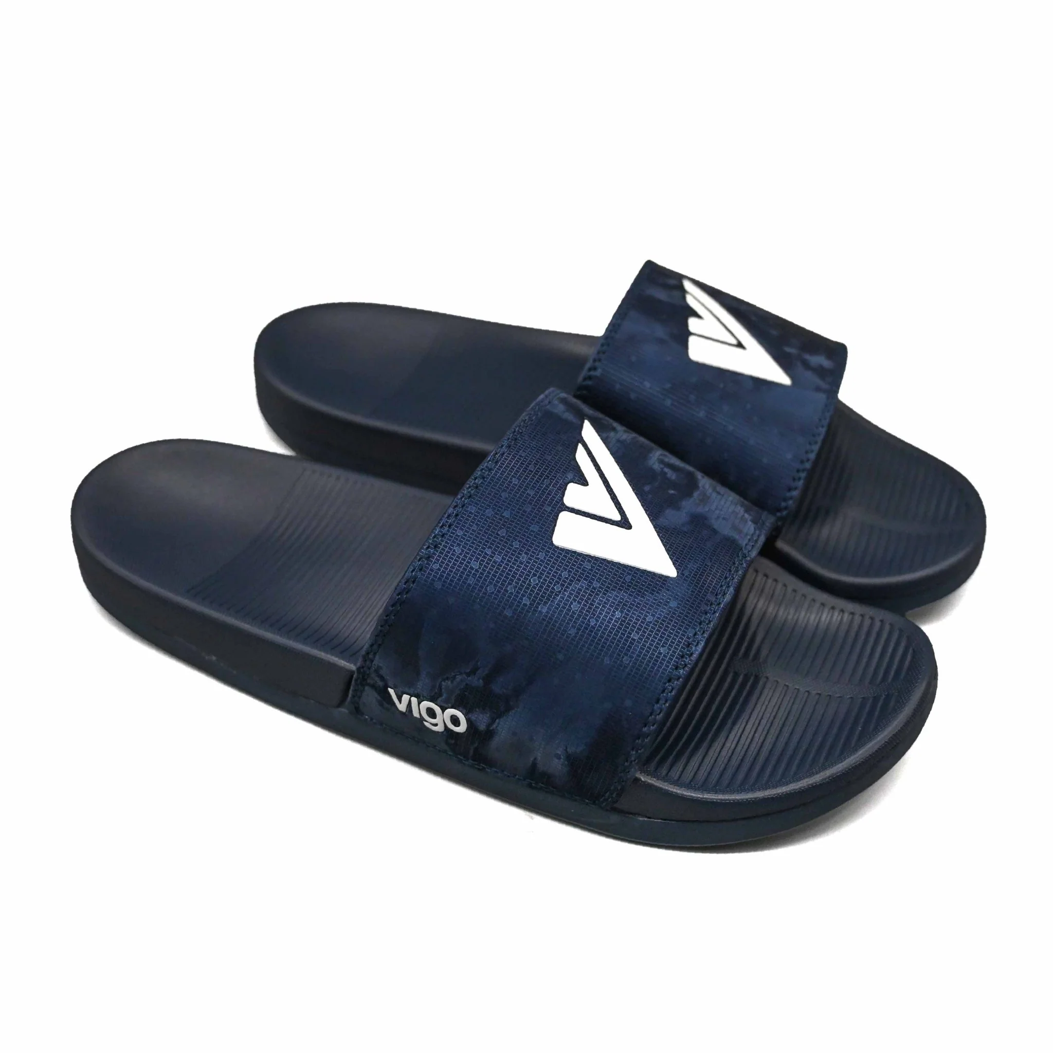 Vigo Mane Men’s Slide Sandals - Navy - Image 3